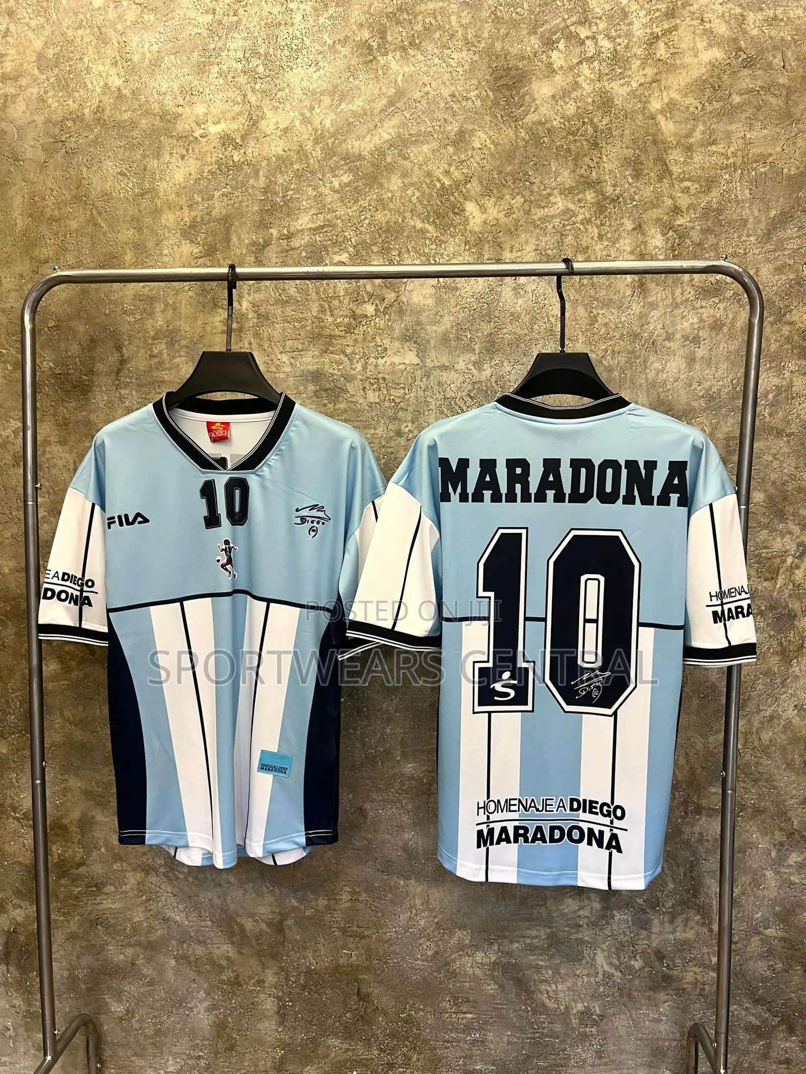 Maradona Signed Testimonial Shirt