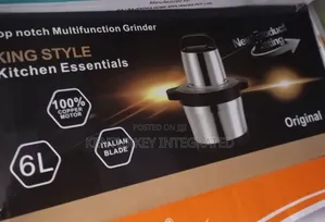Original 6L King Style Top Notch Multifunction Grinder