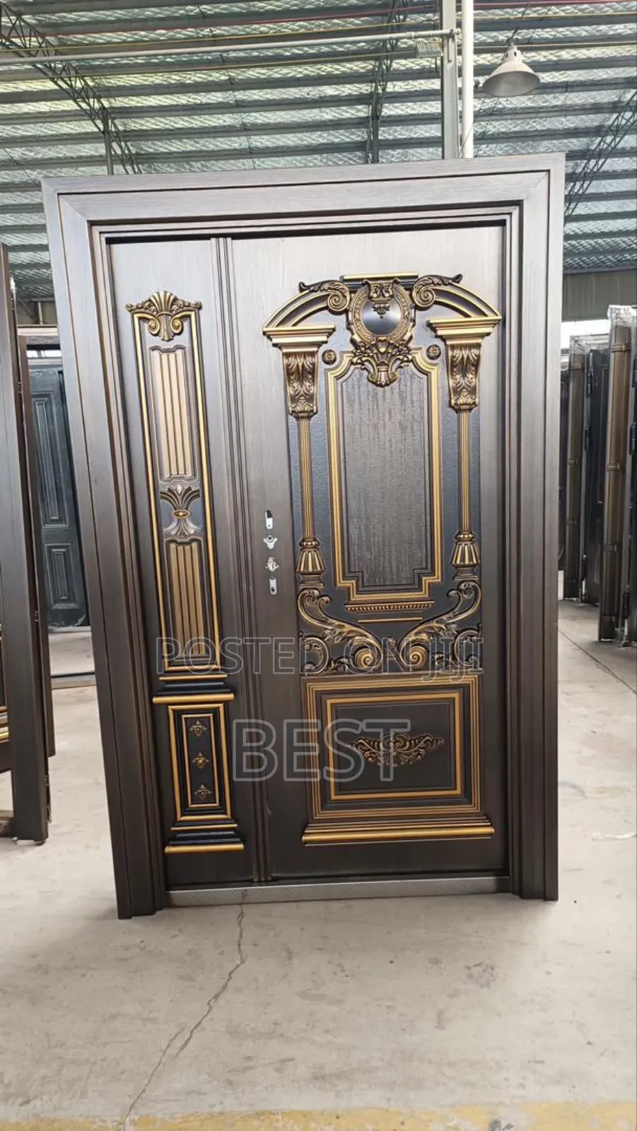 Bulletproof Copper Decorative Security Door