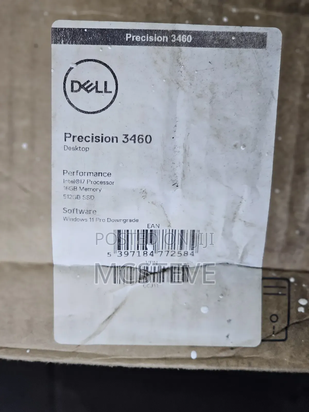 New Desktop Computer Dell Precision 5720 16GB Intel Core I7 SSD 512GB
