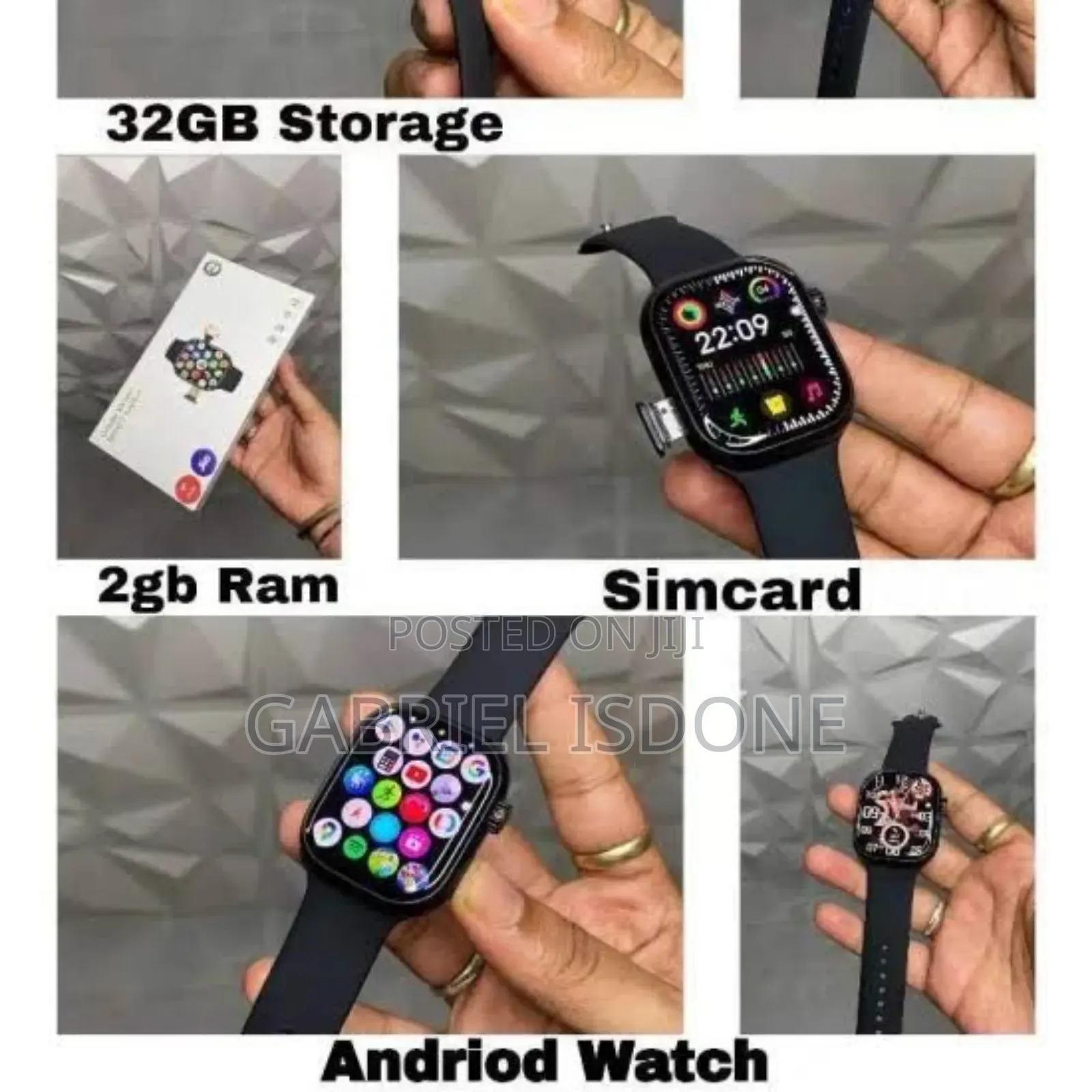 Sim Card Smart Watch Support Wifi With Video Call