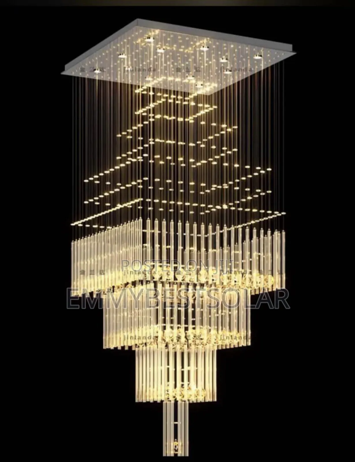 600mm Crystal Dropping Chandelier Light