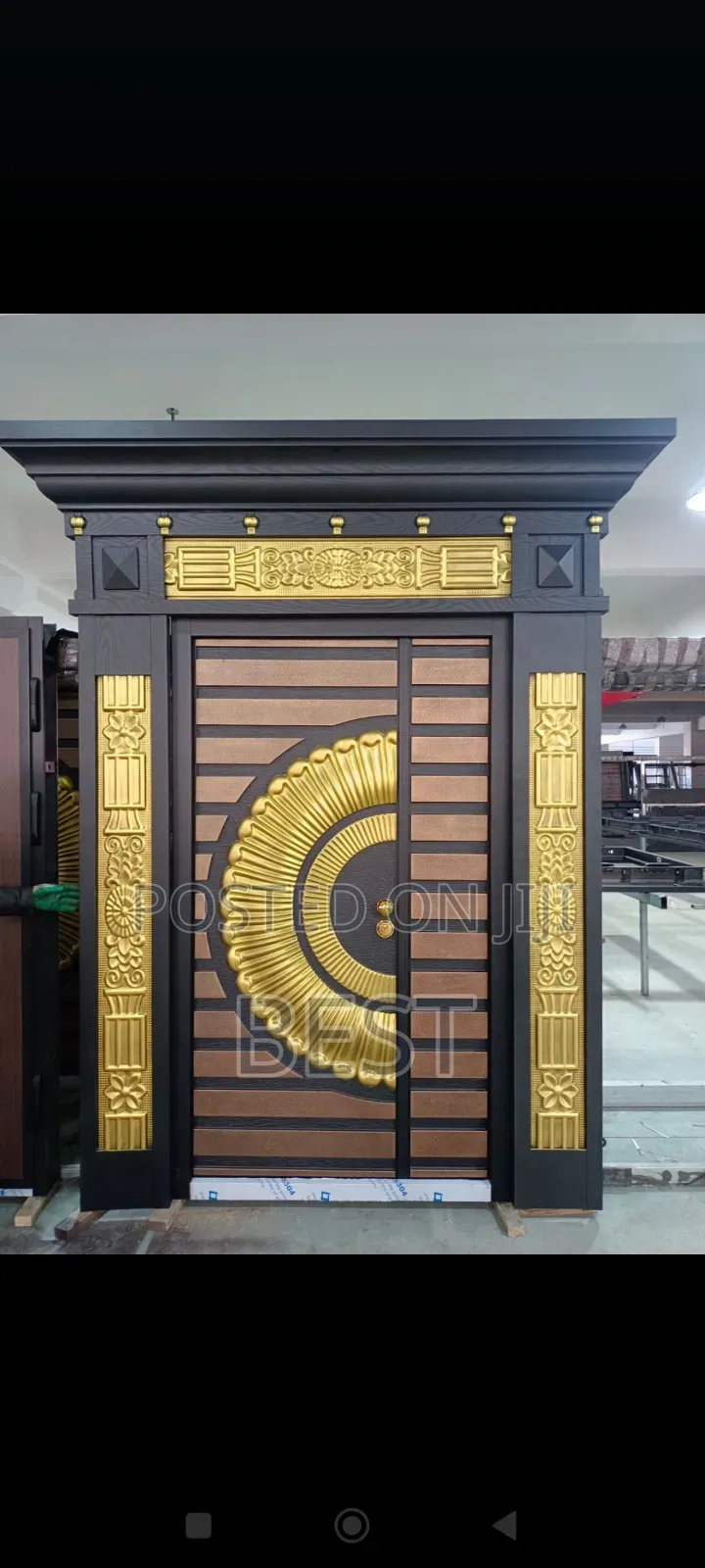 Bulletproof Copper Decorative Security Door