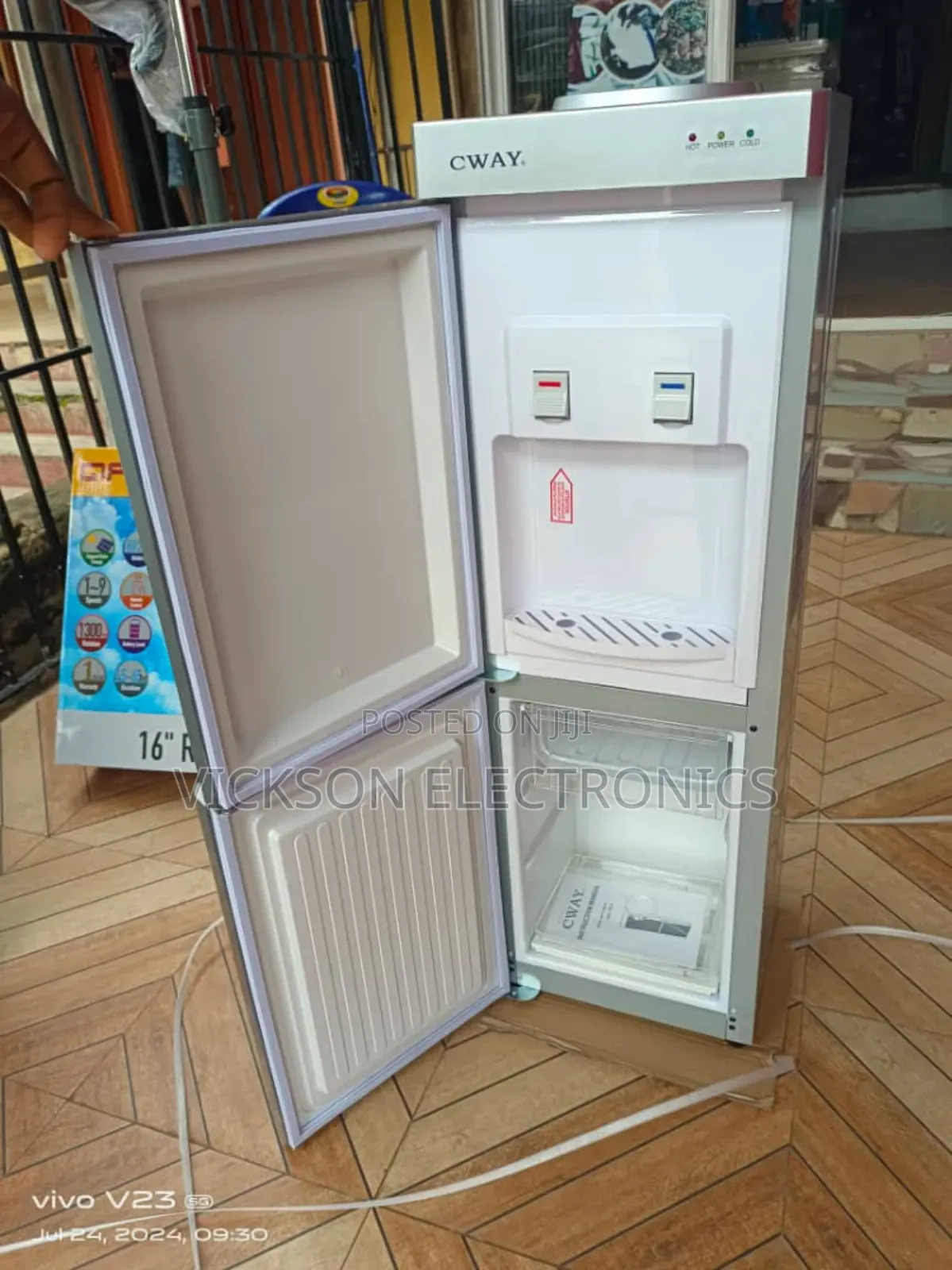 Cway Water Dispenser With Refrigerator Brand New