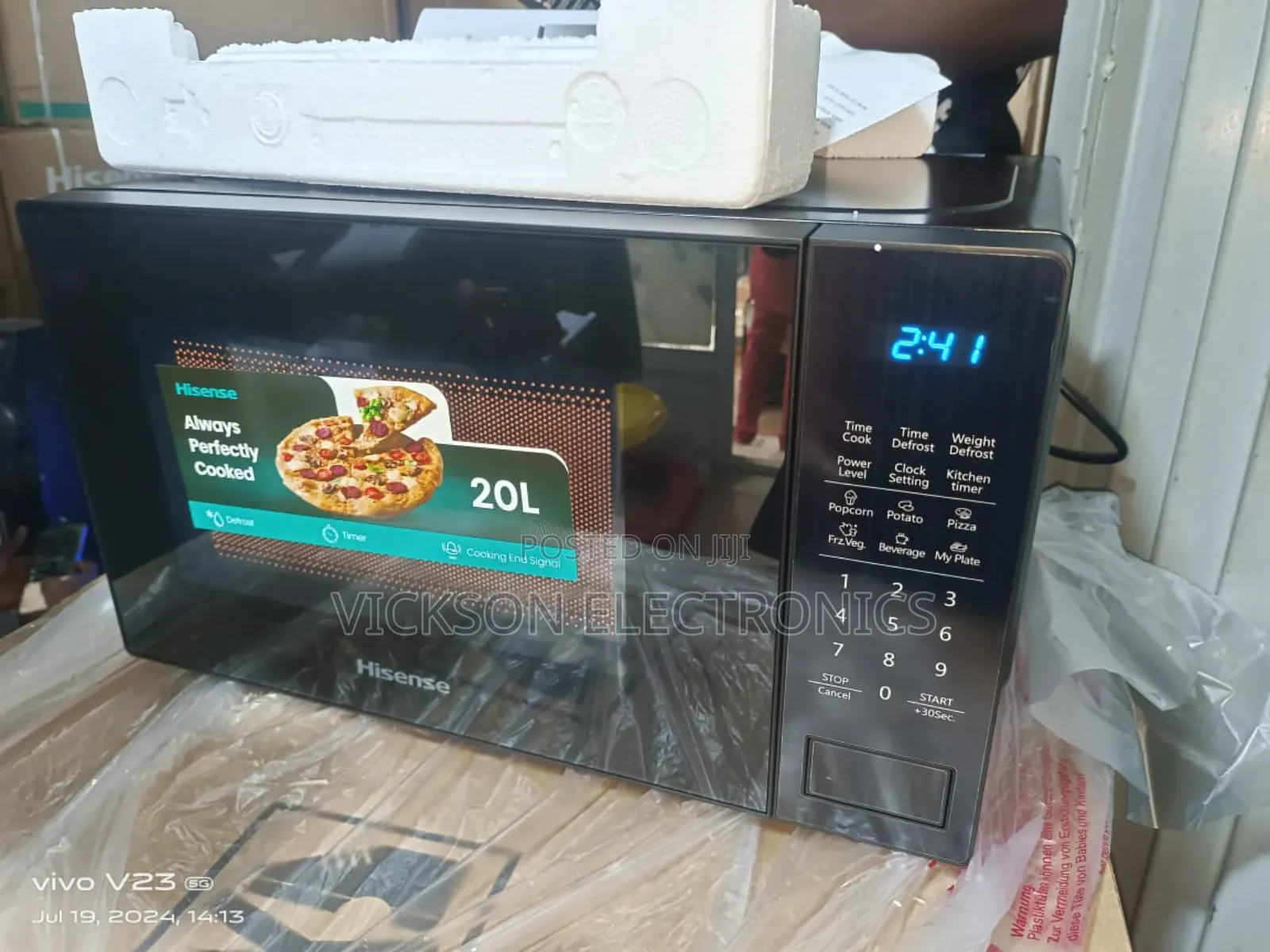Hisense 20L Digital Control Microwave Brand New
