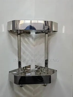 Chrome Cosmetics Rack