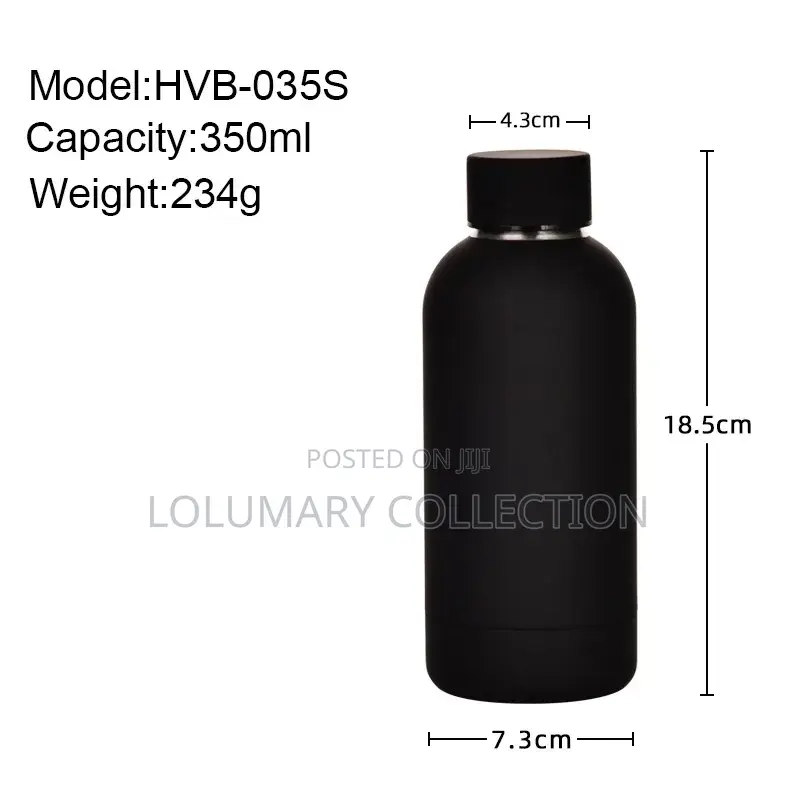 500ml Matte Water Bottle Vacuum Flask