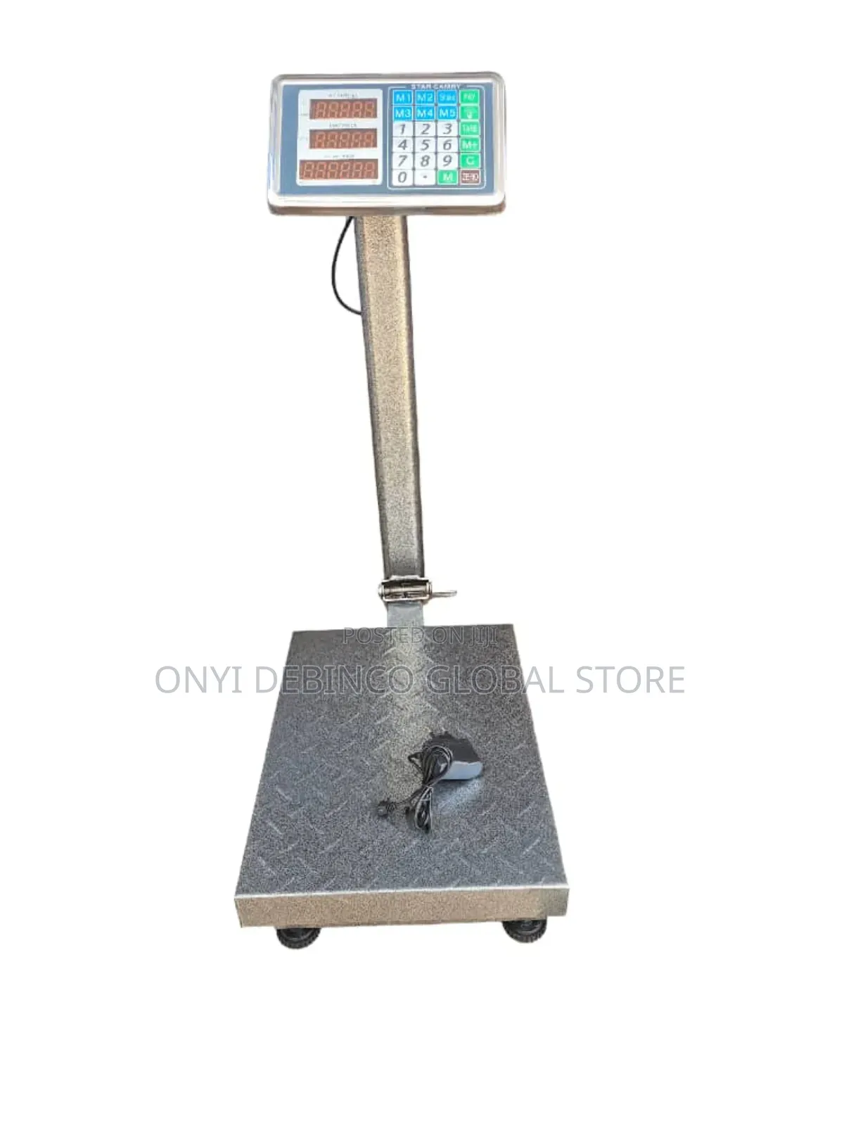 Rechargeable Dual Display Digital Platform Scale 150kg