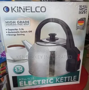 Kinelco High Grade Stainless Steel Electric Kettle 5.5 Litre