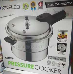 12L Capacity Kinelco Premium Grade Aluminium Pressure Cooker