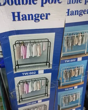 Double Pole Hanger for Clothes