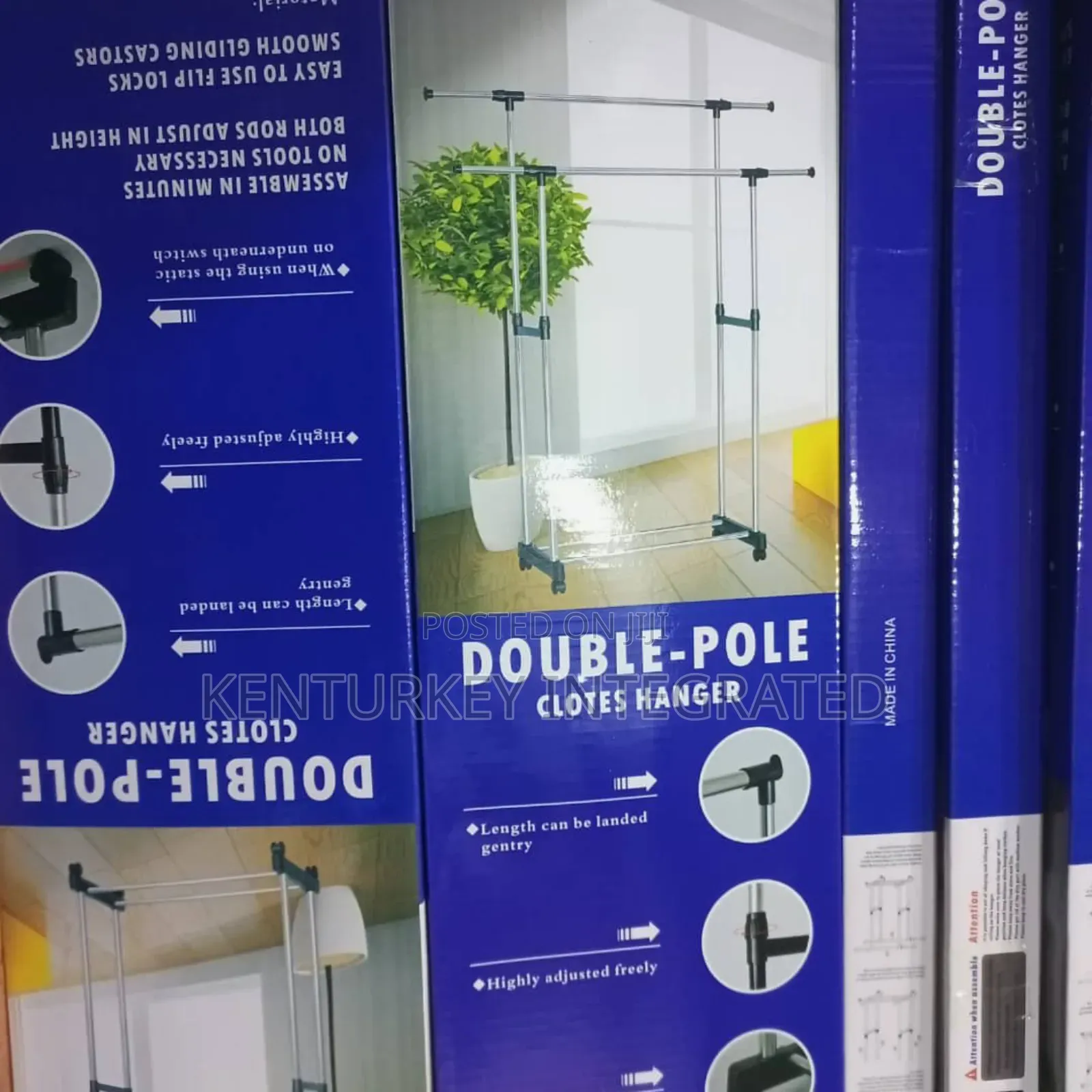 Double Pole Clothes Hanger