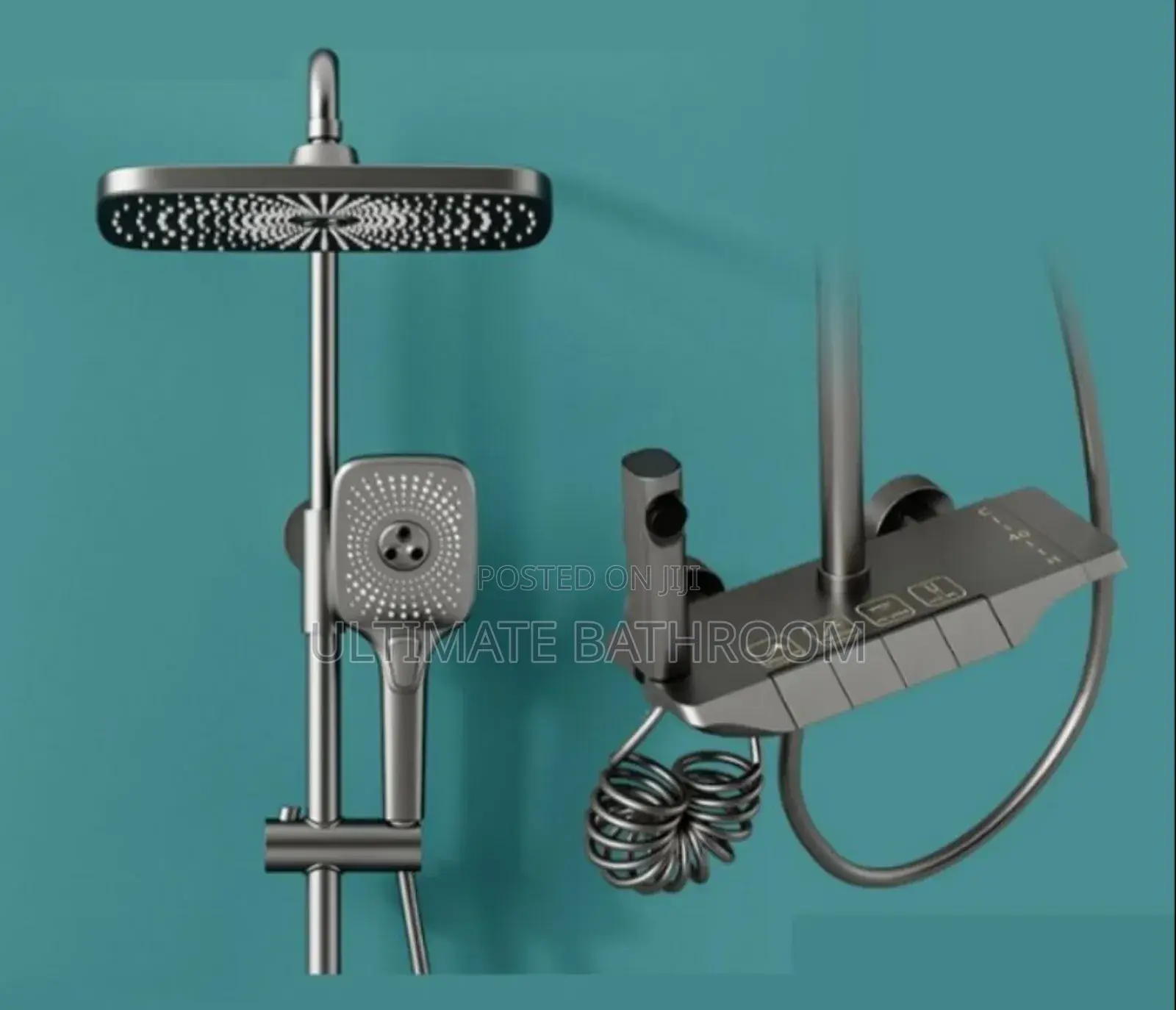 Piano Shower Grey