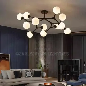 New Glass Ball Ceiling Chandelier