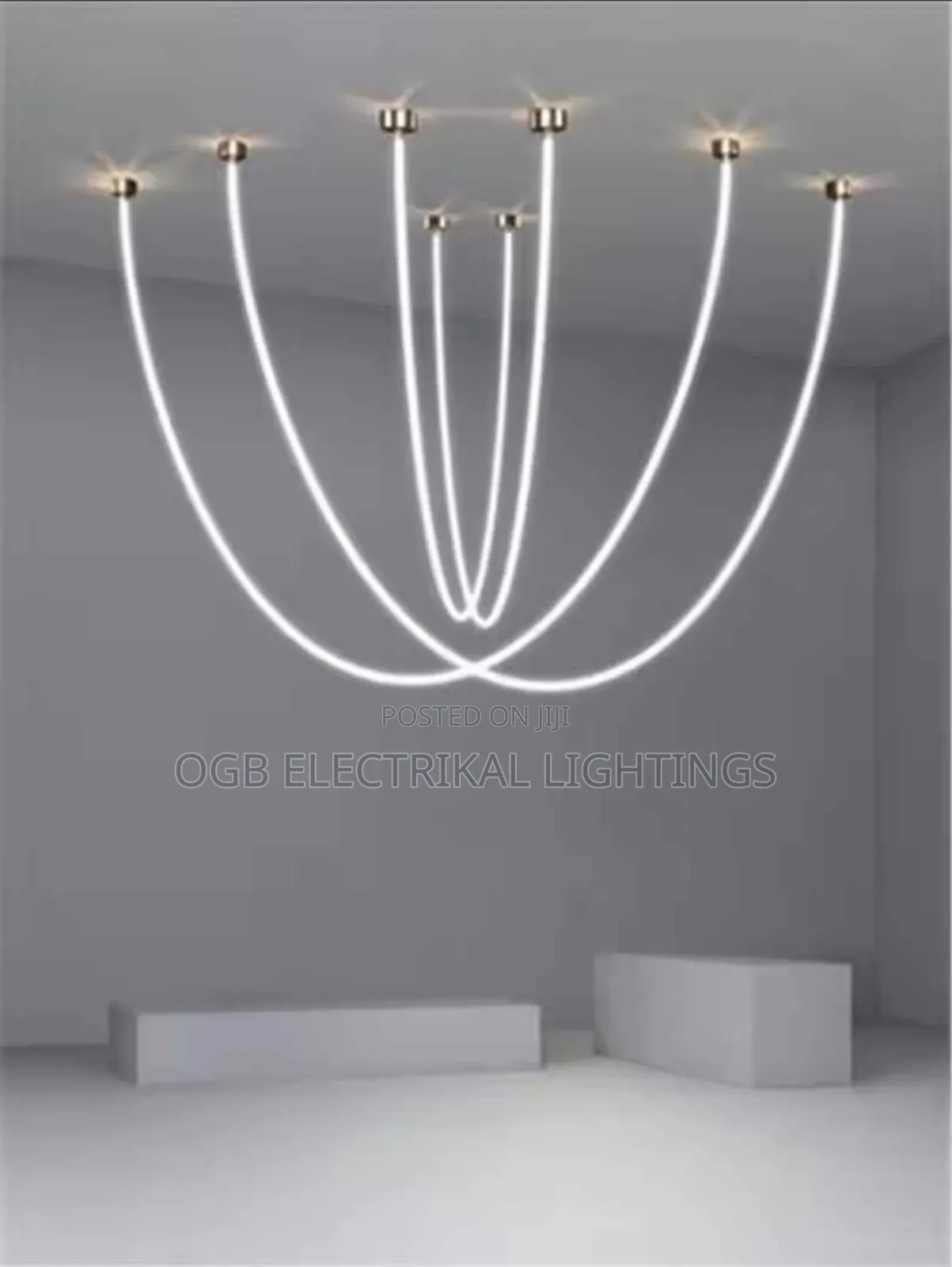 Nordic Design Stairs Chandelier