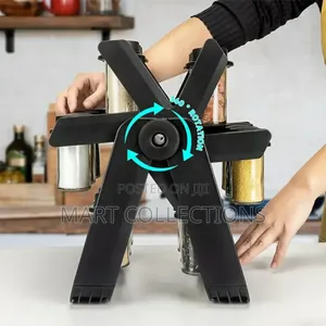 18pcs Rotating Spice Rack Organizer