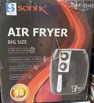 Sonik Air Fryer Big Size 8.0 Litres Capacity