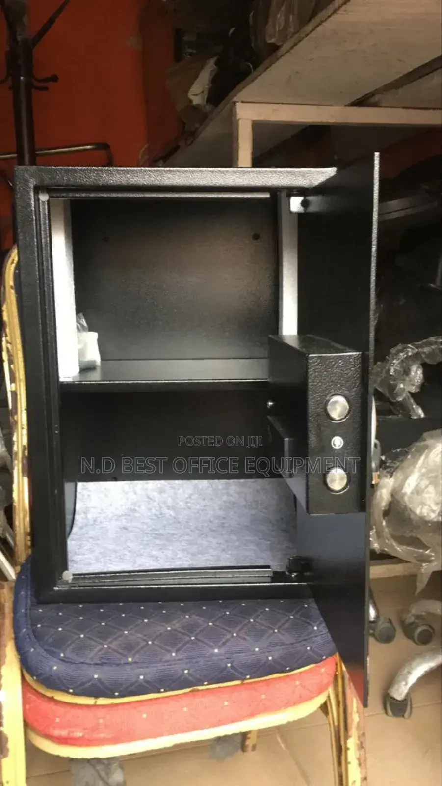 Safe Box With Digital And Fingerprint