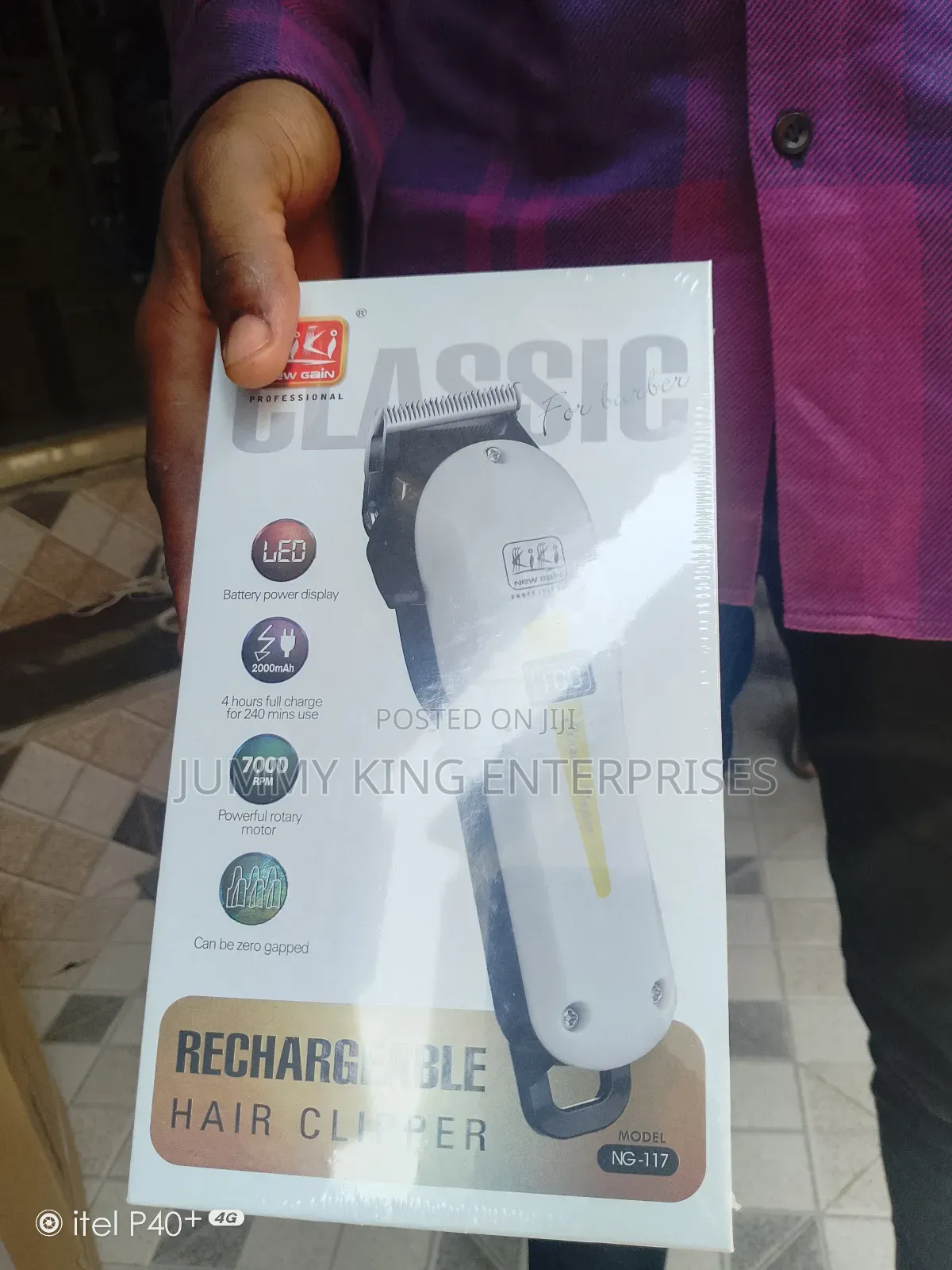 Rechargeable Professional Clipper