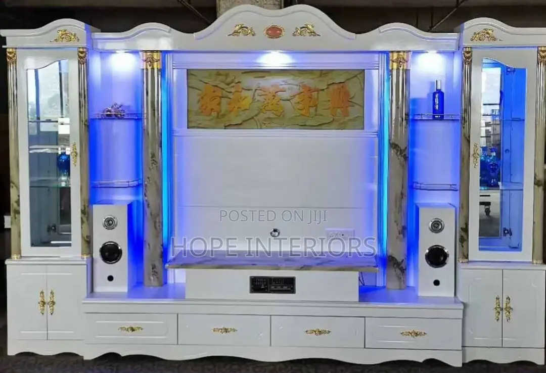 Tv Well Shelf With Light
