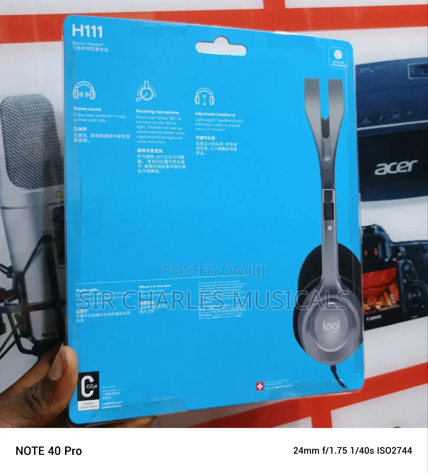 Logitech H111 Headphone With Mic