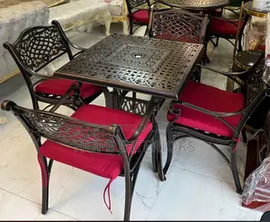 Iron Out Door Chair and Table