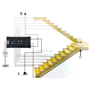 Phone Control Pir Motion Sensor Stair Light Controller