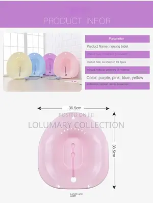 Foldable Toilet Sitz Bath Basin for Steaming Postpartum Relief