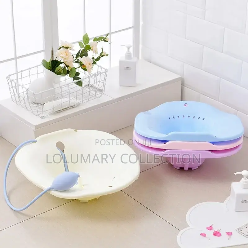 Foldable Toilet Sitz Bath Basin for Steaming Postpartum Relief