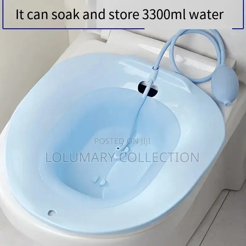 Foldable Toilet Sitz Bath Basin for Steaming Postpartum Relief