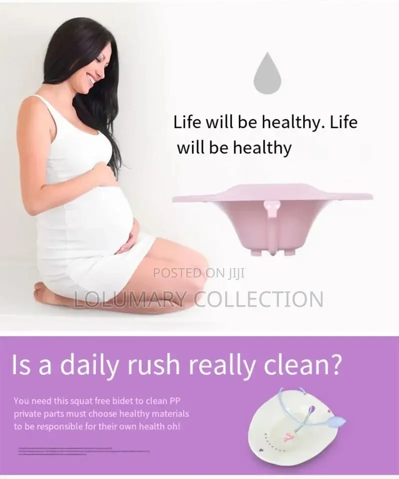 Foldable Toilet Sitz Bath Basin for Steaming Postpartum Relief