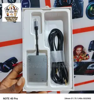 Type C and iPhone Live Adapter for Recording