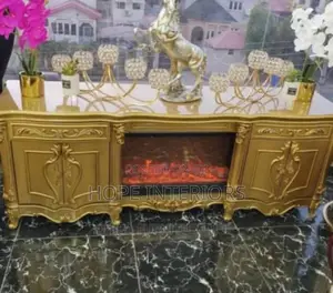 Royal Tv Stand With Fireplace