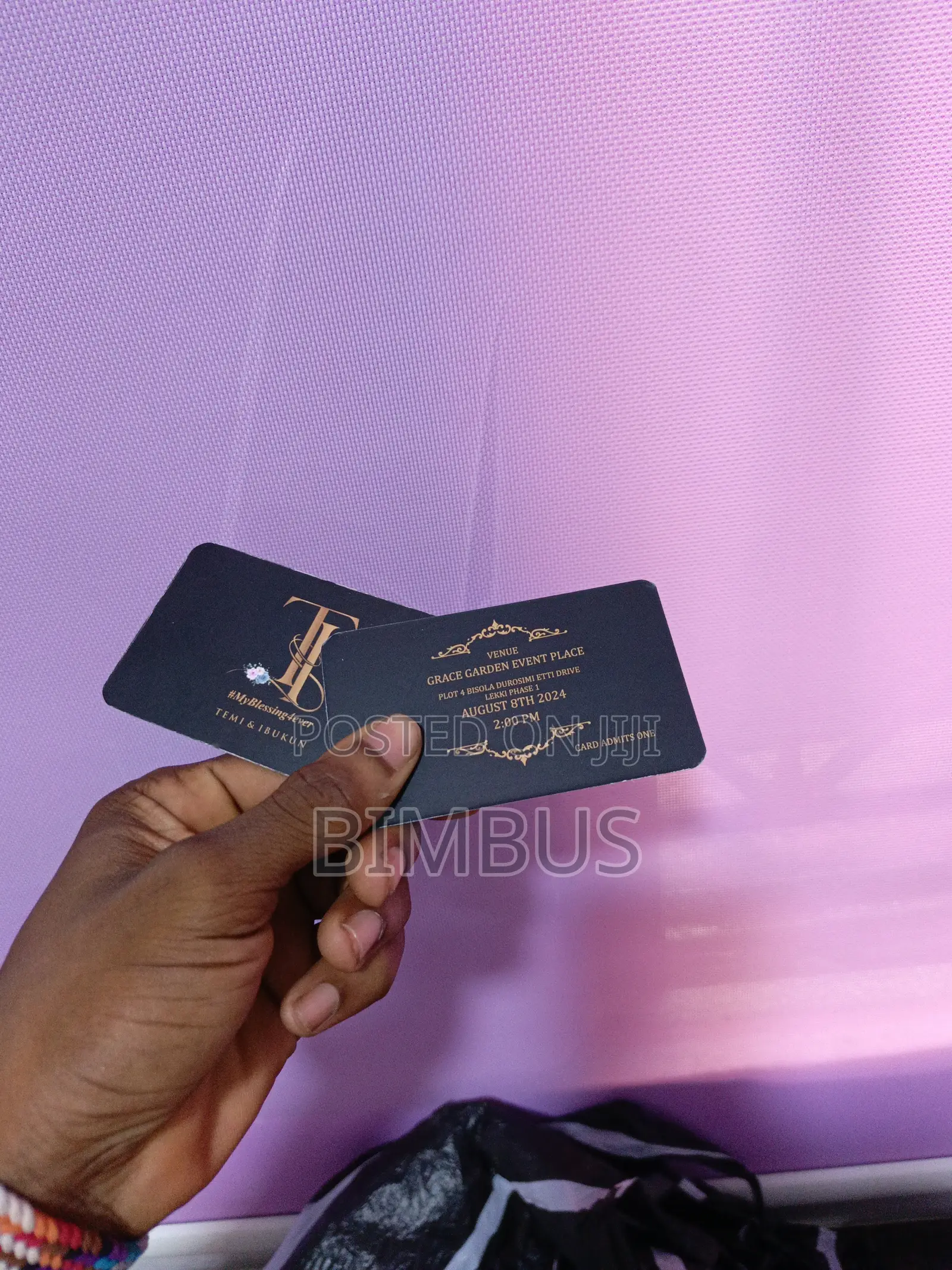 Wedding Access Card