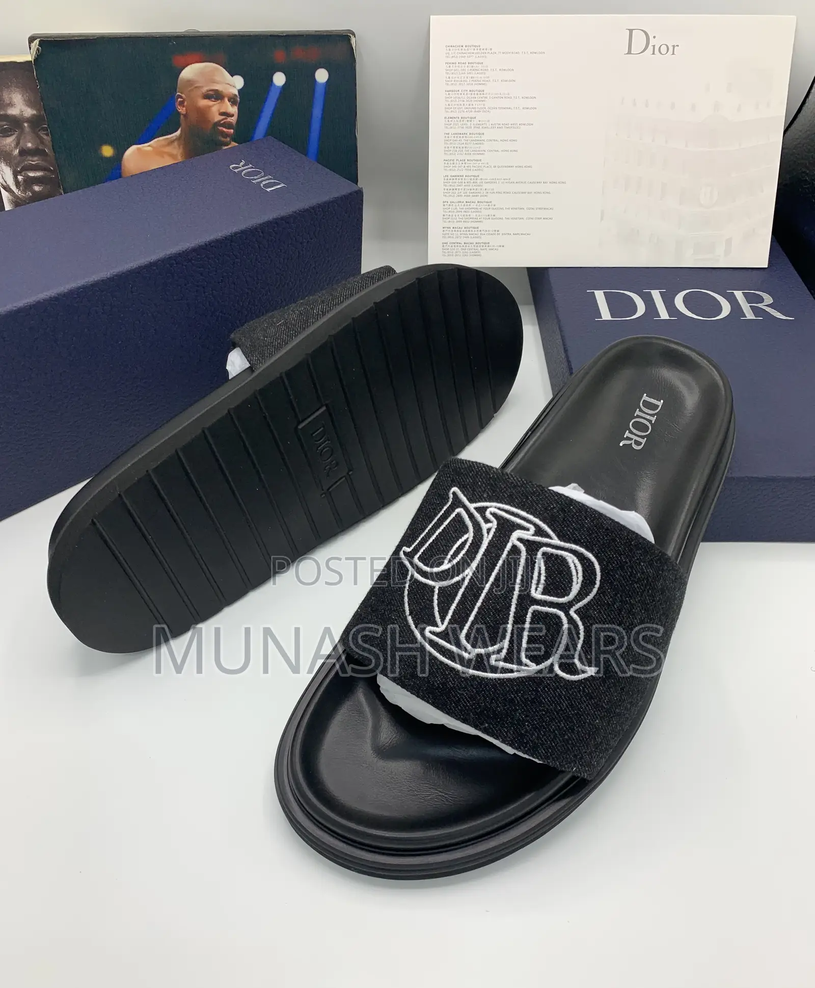 Luxury Dior Mule Slip
