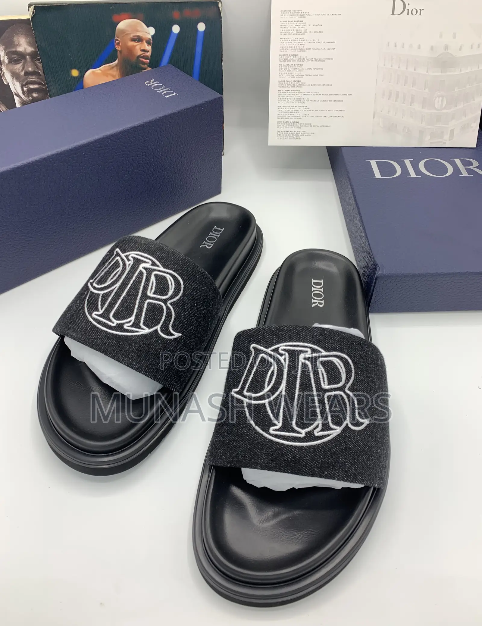 Luxury Dior Mule Slip