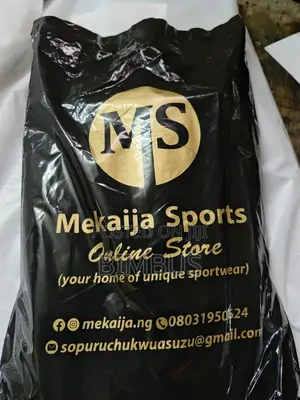 Black Courier Nylon Bag.,