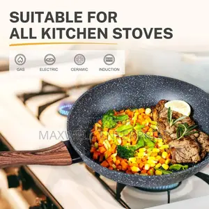 Prikoi Non Stick Marble Cookware Set