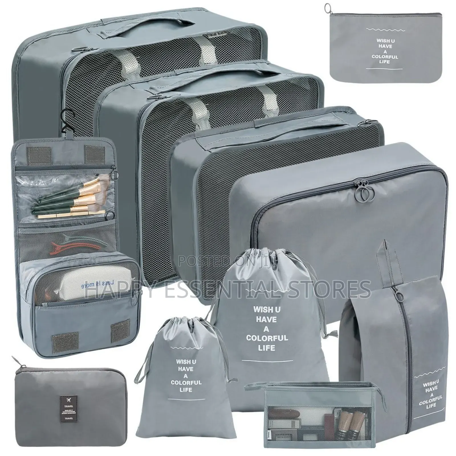 11 Pieces Travelling Bag Set