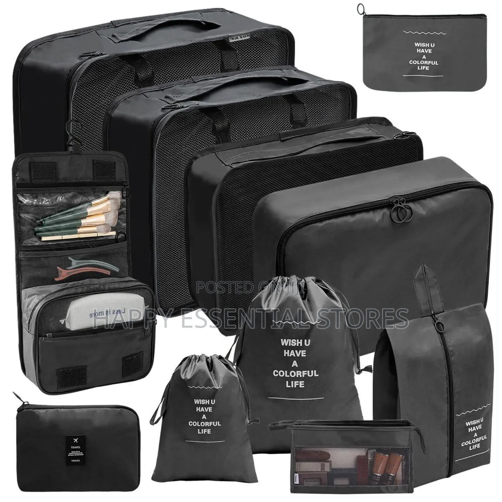 11 Pieces Travelling Bag Set