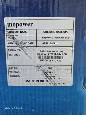 Mopower Inverter 2.7kva 24v Pure Sine Wave