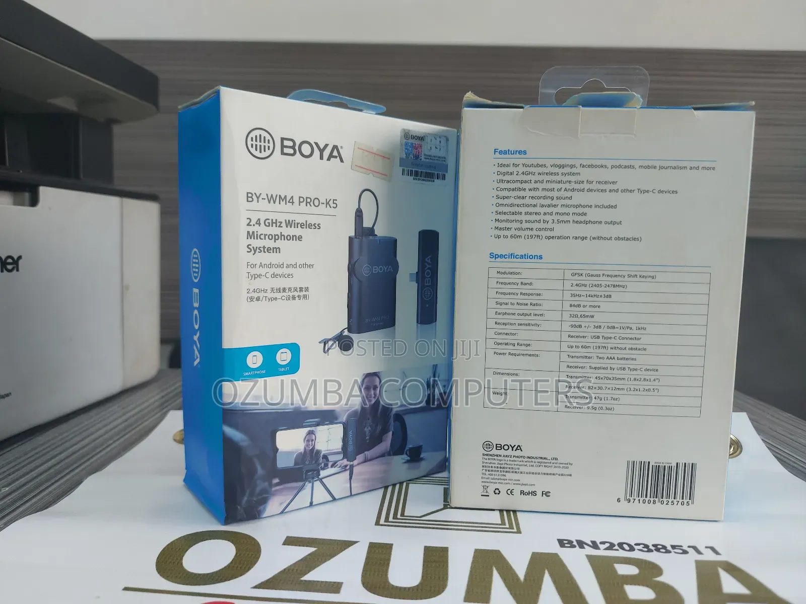 Boya by-Wm4 Pro- Wireless Microphone
