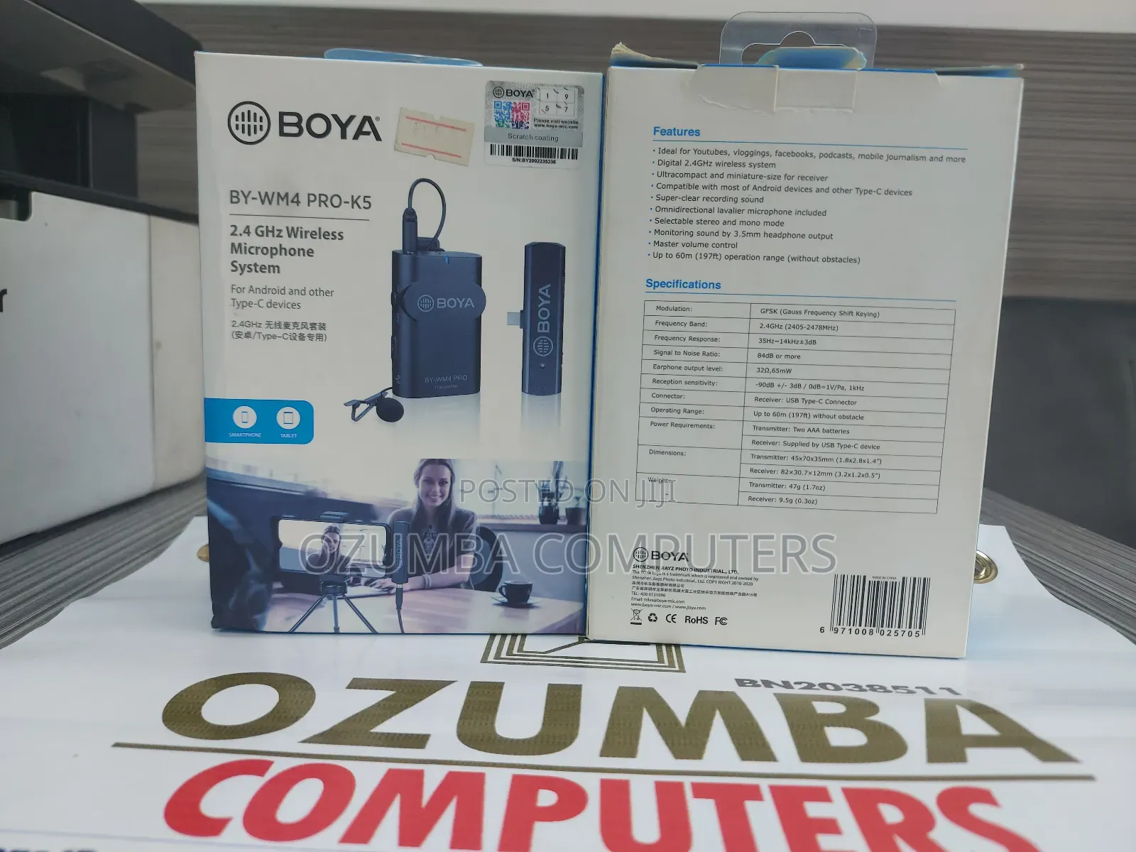 Boya by-Wm4 Pro- Wireless Microphone