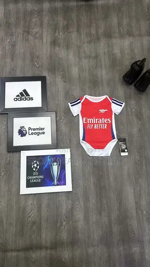 Original 2023-2024 Arsenal Latest Baby JERSEY - Toddler Kit