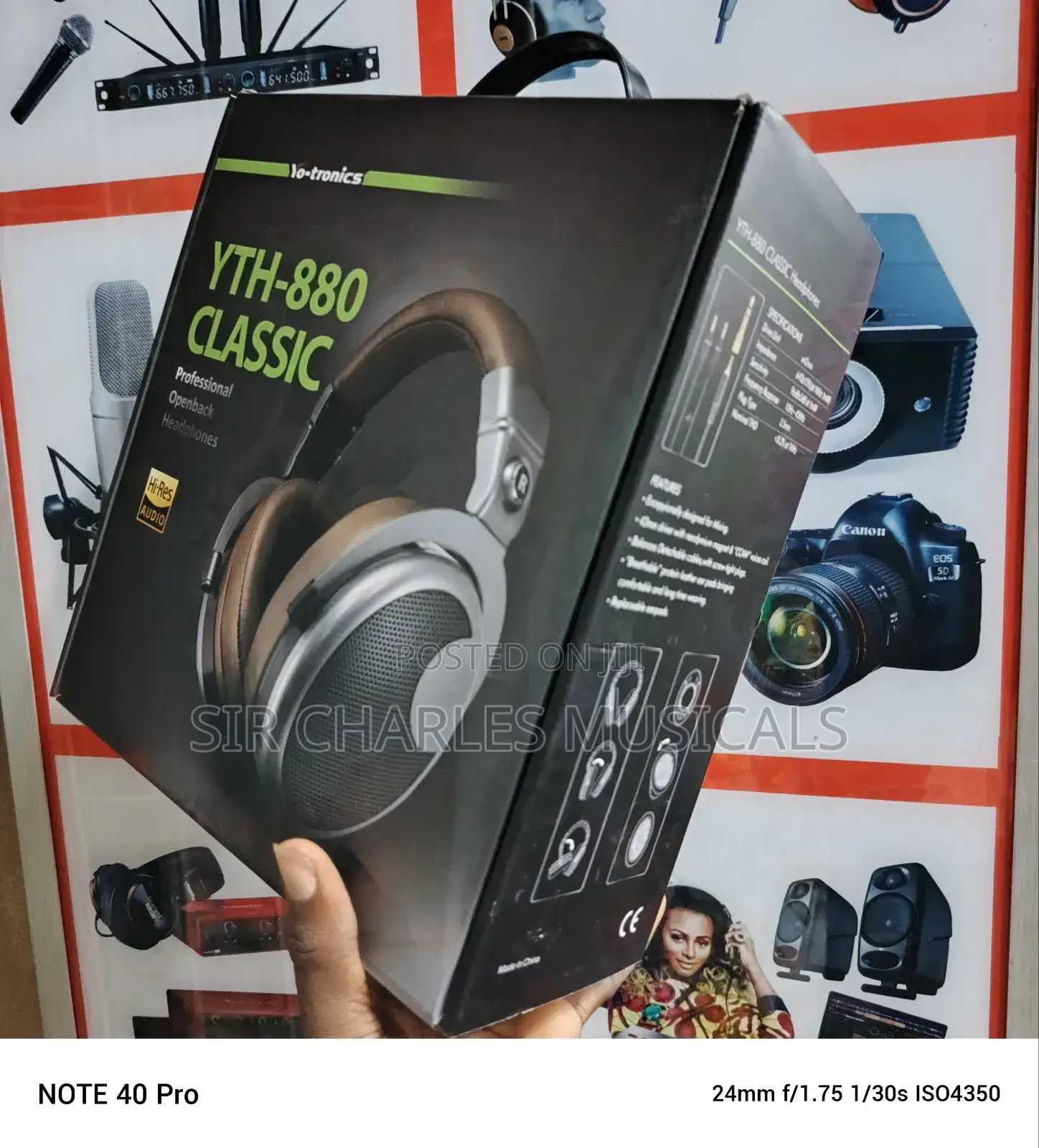 Yo-Tronics Yth-880 Classic Studio Headphone