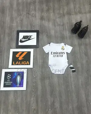 Photo - Original 2024/2025 Madrid Baby/Toddlers Jersey- Hala Madrid