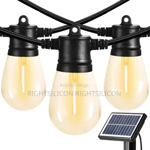 USA SUNTHIN Outdoor Solar String Lights, 48ft Solar Lights