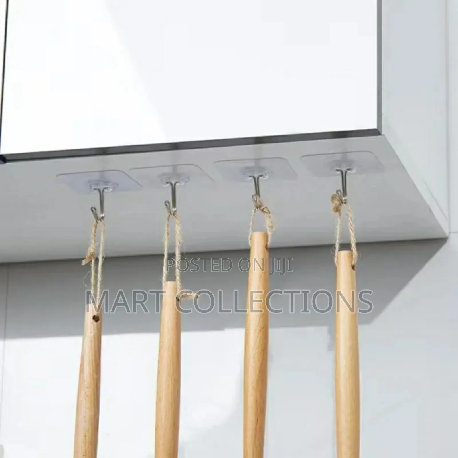 Transparent Decorative Wall Hooks (10pcs)