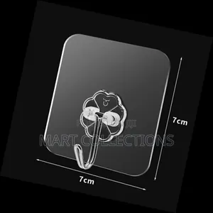 Transparent Decorative Wall Hooks (10pcs)