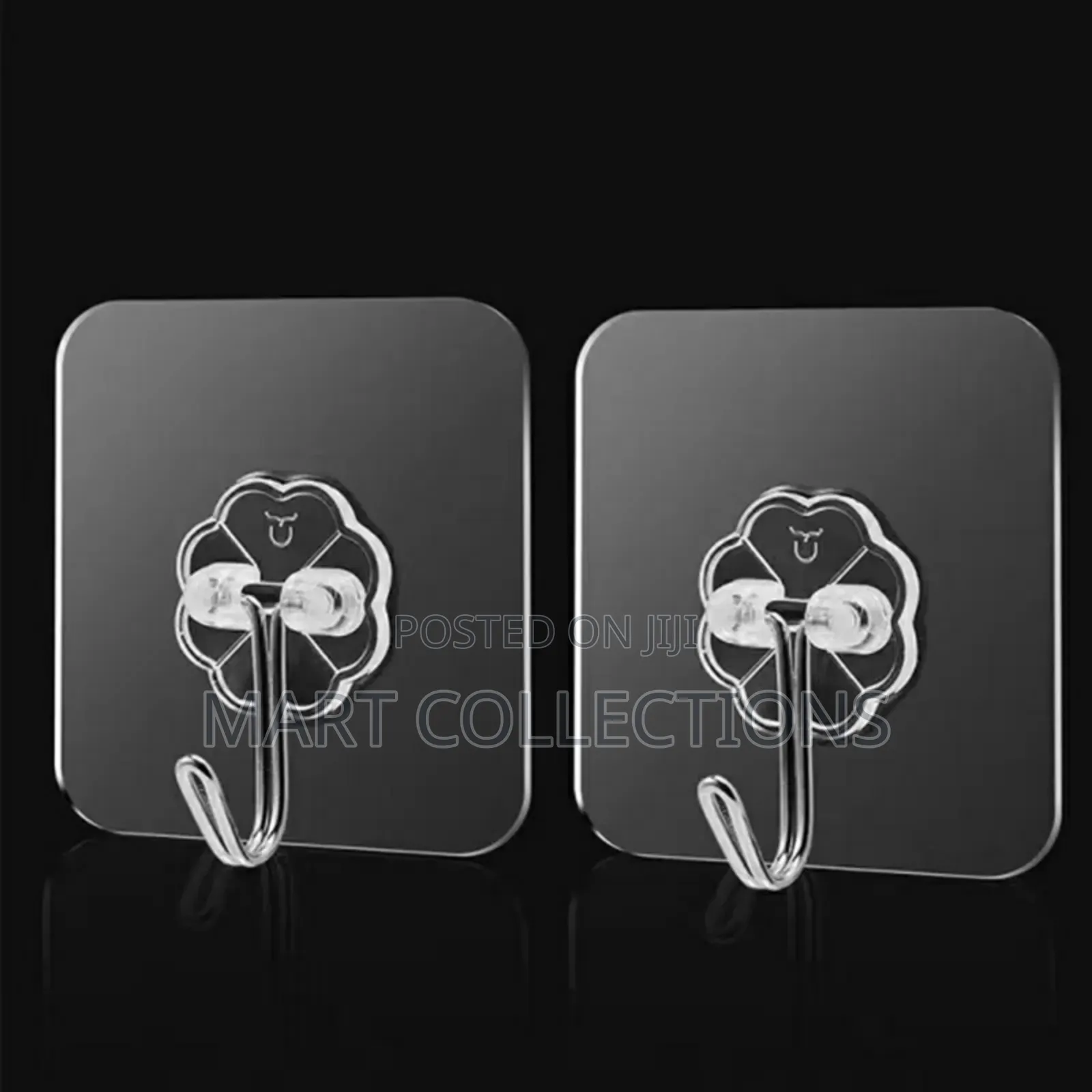 Transparent Decorative Wall Hooks (10pcs)
